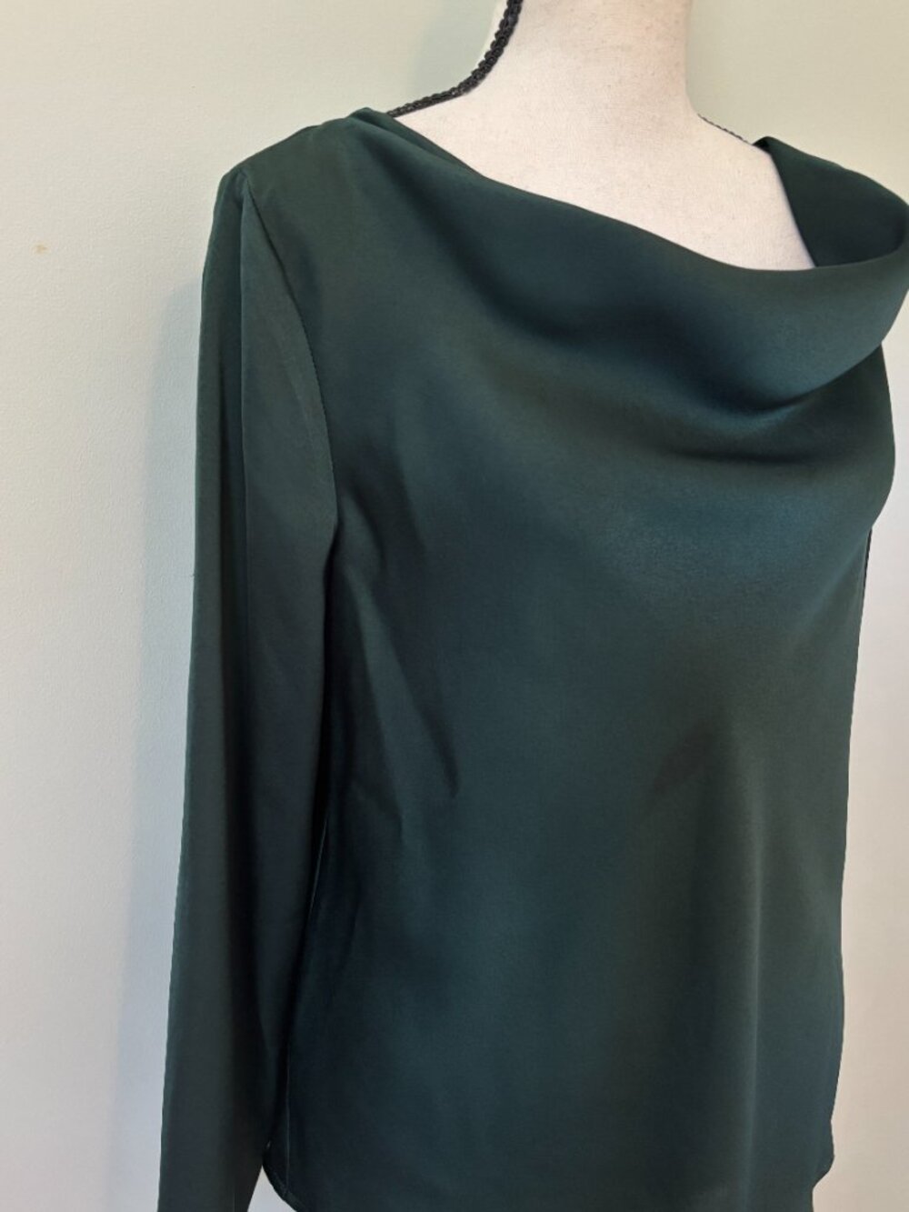 Gemma + Jane Cowl Neck Blouse — NWT — M - Picture 2 of 6